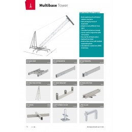 Multibase Hebezeughalterung