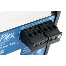 DMX-Opto-Splitter 1x4 DIN Rail | bleu