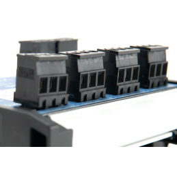 RDM-Opto-Splitter 1x4 DIN Rail | blau