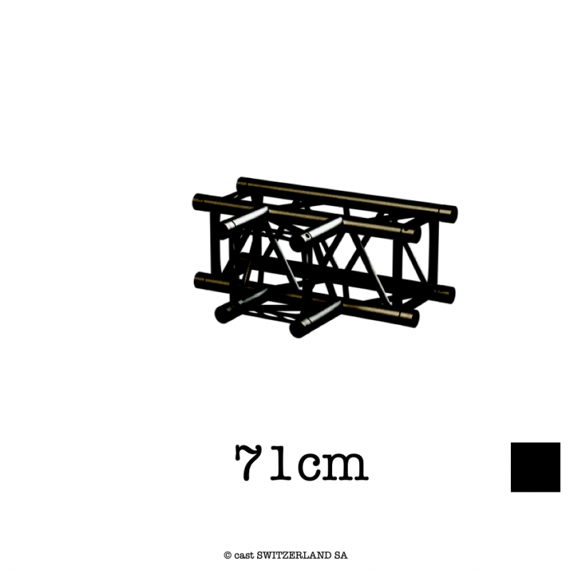 TPM29S-C317 Coin 3-voies T-JOINT | noir, 71cm