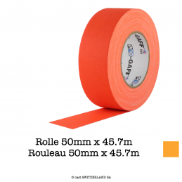 PRO-GAFF Rouleau 50mm x 45.7m | fluor. orange