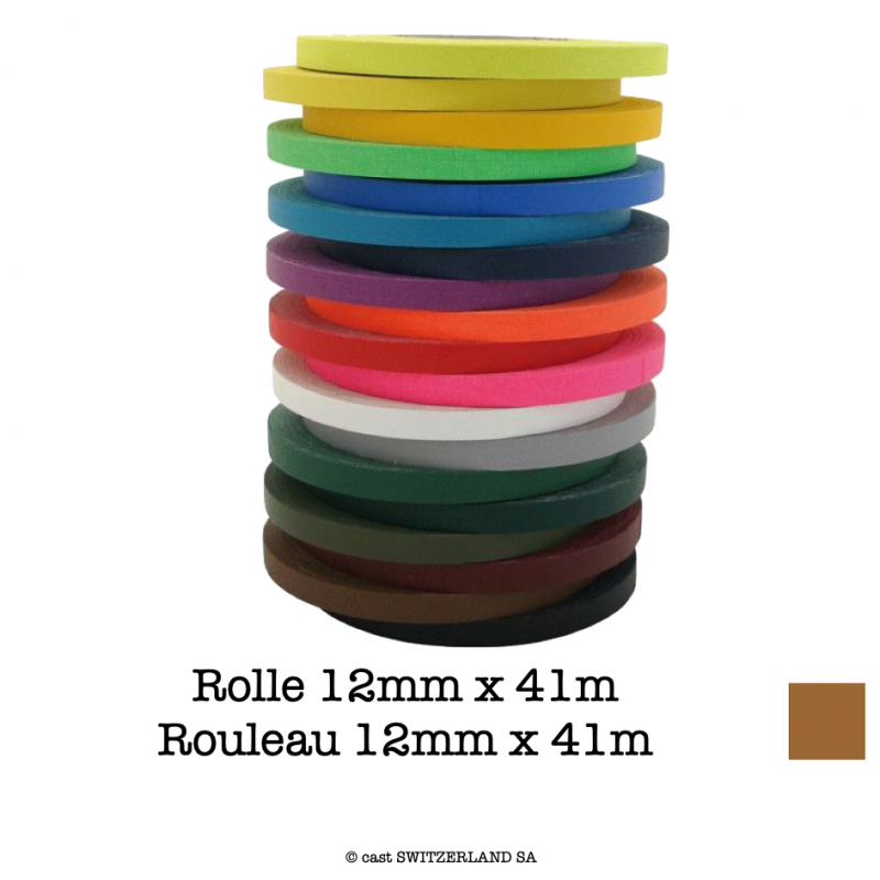 PRO-GAFF Rouleau 12mm x 41m | brun