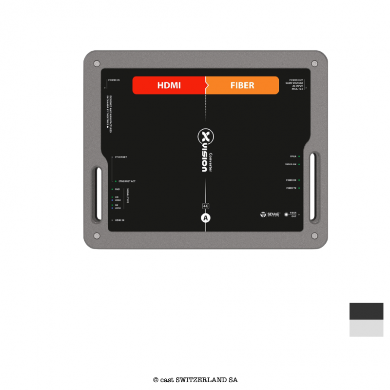 xVision HDMI 2.0 » FIBER MM, DUO | noir-gris