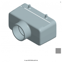 Tüllengehäuse HAN 16B-gg-M32, QB, NB | grau