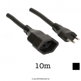 Kabel T12 » T13 | H07RN-F 3G1.5, 10m | schwarz