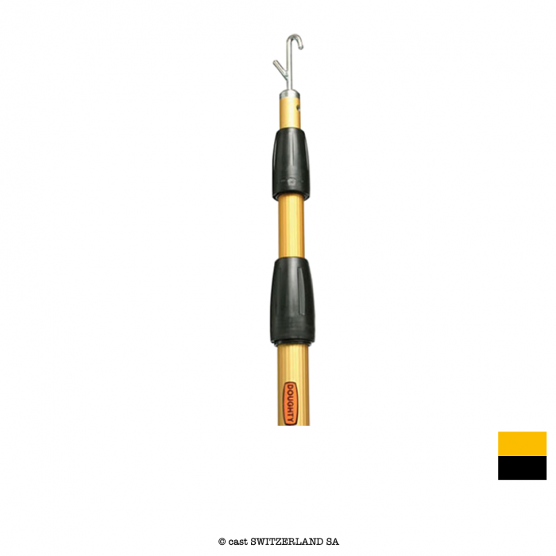 Operator Pole | gold-schwarz | H 2.75 - 7.40m