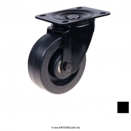 BLACKWHEEL Rouleau pivotante sans frein 4803-A, 100-35, BH 125, 160kg | noir