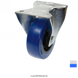 BLUEWHEEL Bockrolle ungebremst 4800-B, 100-35, BH 125, 140kg | silber blau