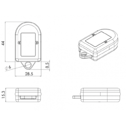 Track-iT TAG (2 par interprète requis) Lithium-Ion | 140mAh | +/- 6h | noir