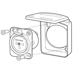 Capuchon d'étanchéité SCDX-9 Taille D | blanc