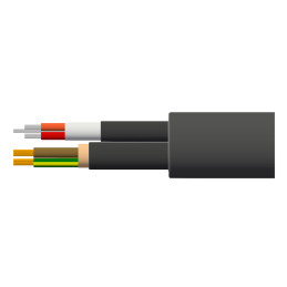 CÂBLE HYBRIDE TRUE1, XLR3 | Datasafe Ultra Hybrid 3G1.5, 1m | noir