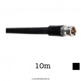 Kabel RG6 75 Ohm 3G-SDI, 10m | schwarz