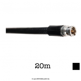 Kabel RG6 75 Ohm 3G-SDI, 20m | schwarz