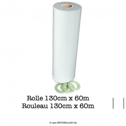 DECO MOLTON, 160g/m2 | Rouleau 130cm x 60m | blanc