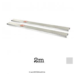 DOLLY STAGE DECK Lenght Profile, 2m | verzinkt | VE 2