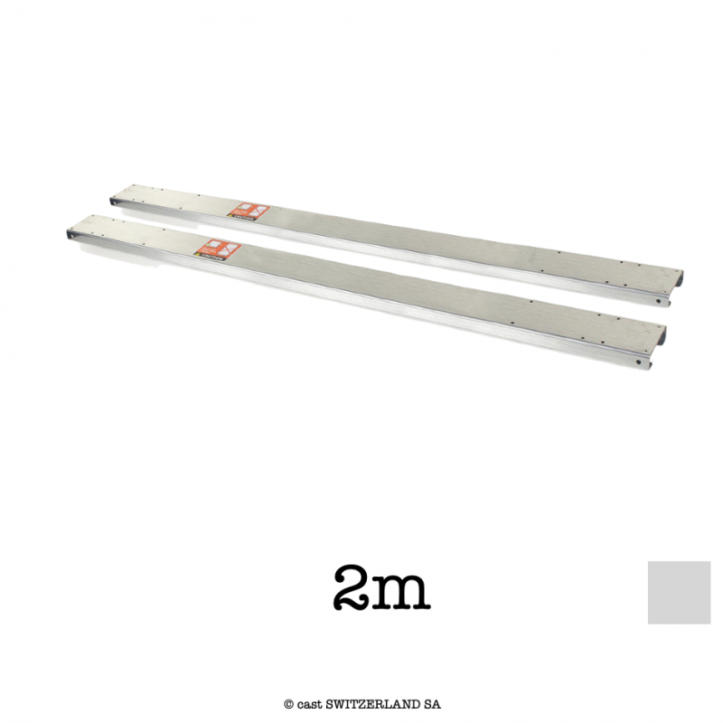 DOLLY STAGE DECK Lenght Profile, 2m | verzinkt | VE 2