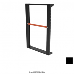 Storage Cart SLIM LINE PANEL WITH HANDLE | noir | H 110cm | UE 1