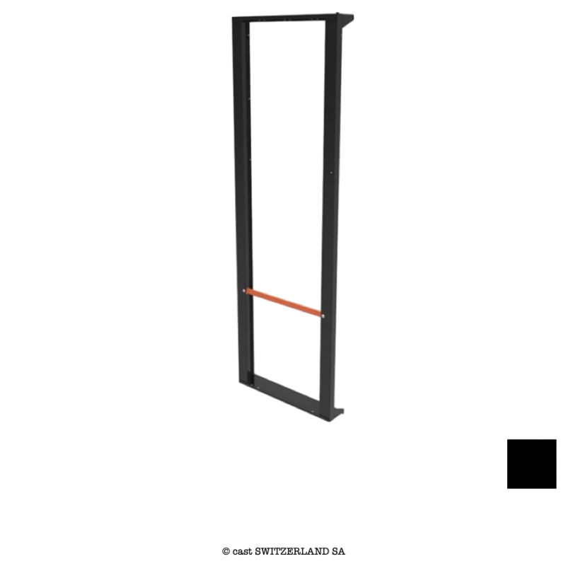 Storage Cart SLIM LINE PANEL WITH HANDLE | schwarz | H 203cm | VE 1
