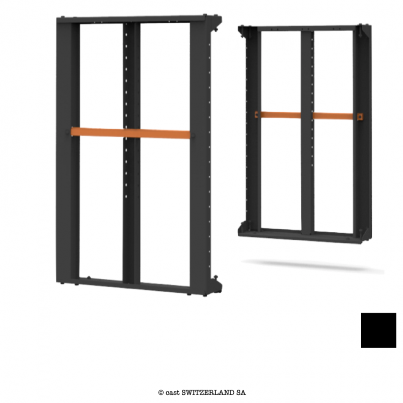 Cable Cart SIDE PANEL SET | noir | H 110cm | UE 2