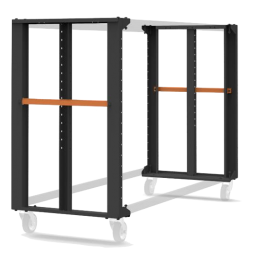 Cable Cart SIDE PANEL SET | noir | H 110cm | UE 2