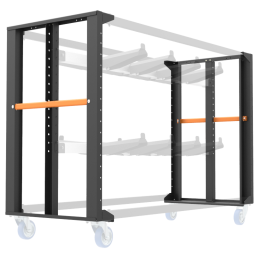 Cable Cart SIDE PANEL SET | noir | H 110cm | UE 2