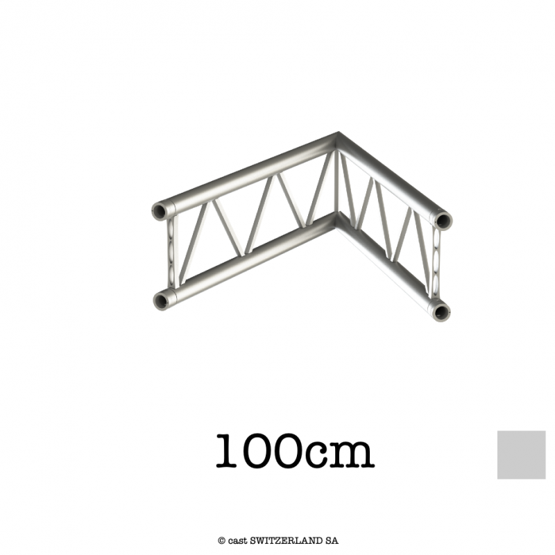 TPM29L-C201U Ladder Coin UP 2-voies 45° | argent, 100cm