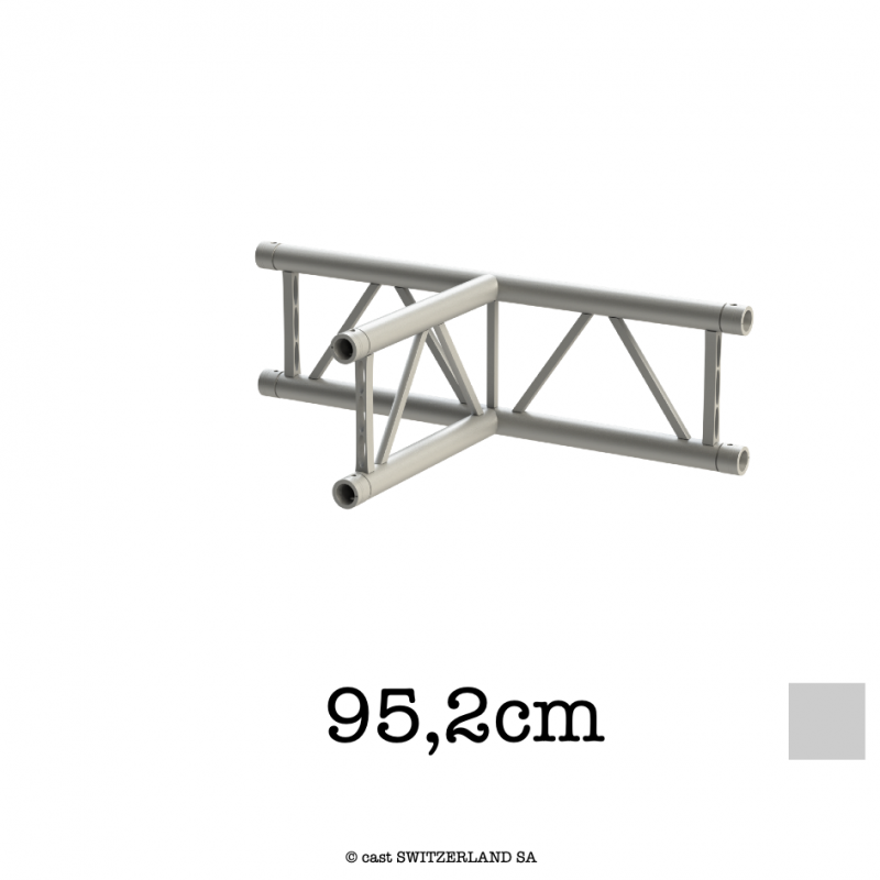 TPM29L-C317U Ladder Joint-en-T UP 3-voies | argent, 95,2cm