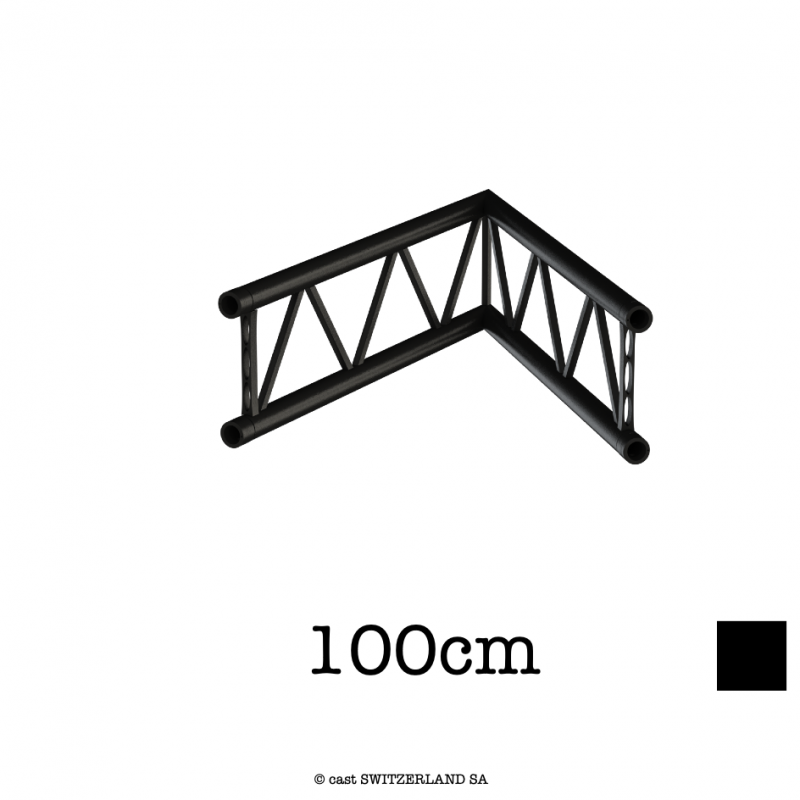 TPM29L-C201U Ladder Ecke UP 2-Weg 45° | schwarz FT, 100cm