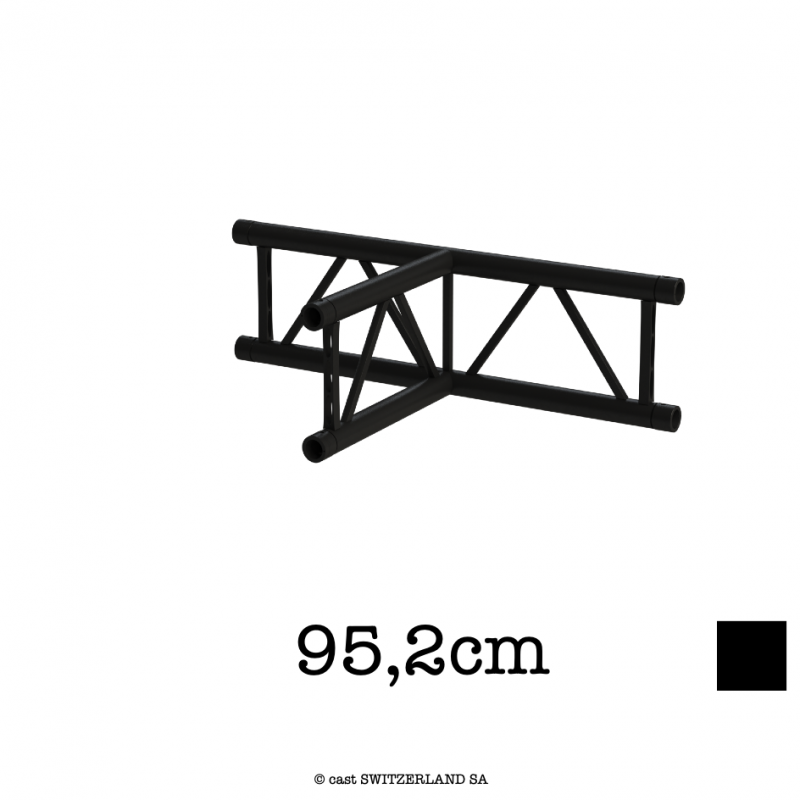 TPM29L-C317U Ladder Joint en T 3-voies | noir FT, 95,2cm