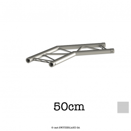 TPM29L-C205F Ladder Ecke FLAT 2-Weg 135° | silber, 50cm