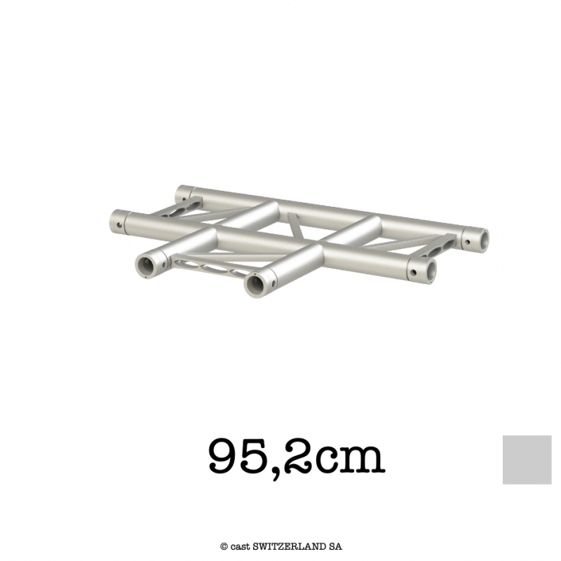 TPM29L-C317F Ladder T-Stück FLAT 3-Weg | silber, 95,2cm