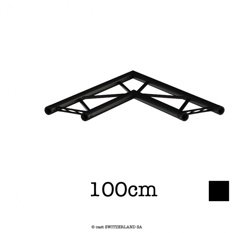 TPM29L-C202F Ladder Coin FLAT 2-voies 60° | noir FT, 100cm