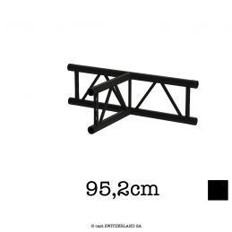 TPM29L-C317F Ladder Joint-en-T FLAT 3-voies | noir FT, 95,2cm