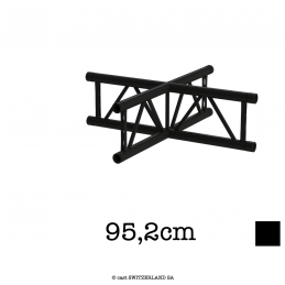 TPM29L-C416F Ladder Croix FLAT 4-voies | noir FT, 95,2cm