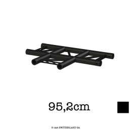 TPM29L-C317F Ladder Joint-en-T FLAT 3-voies | noir gloss, 95,2cm