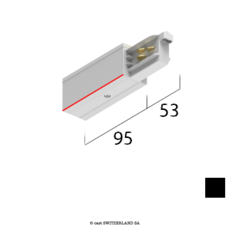 onetrack 3~ EINSPEISER mit Daten, links | schwarz